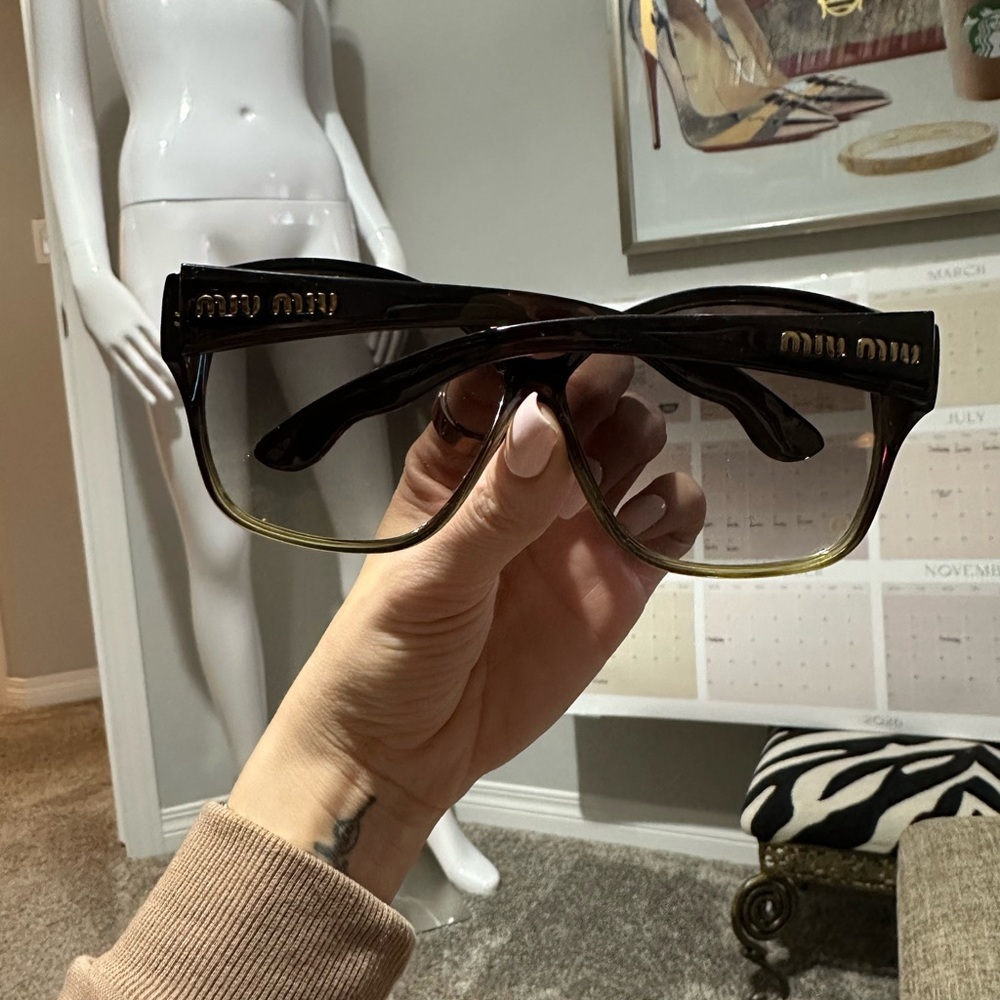 Authentic Miu Miu Sunglasses | Designer Eyewear | No Case - Picture 9 of 10